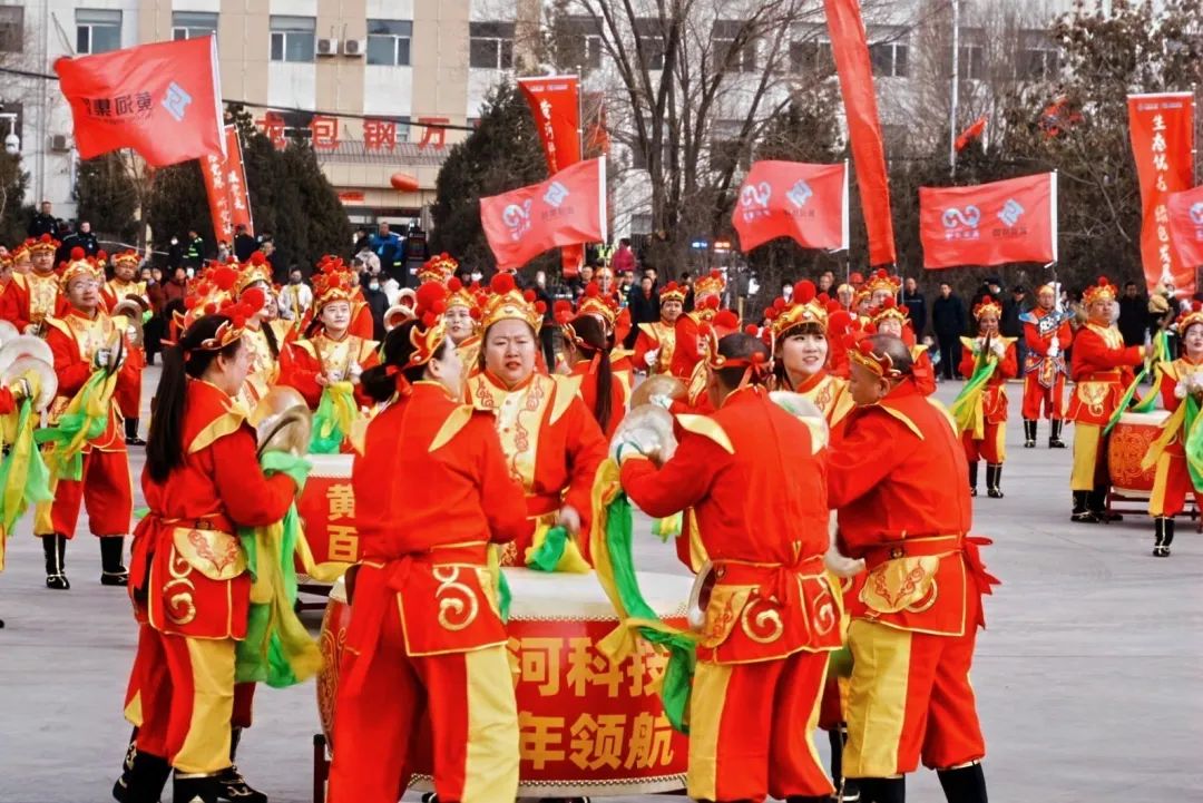 集團創業40周年威風鑼鼓隊表演